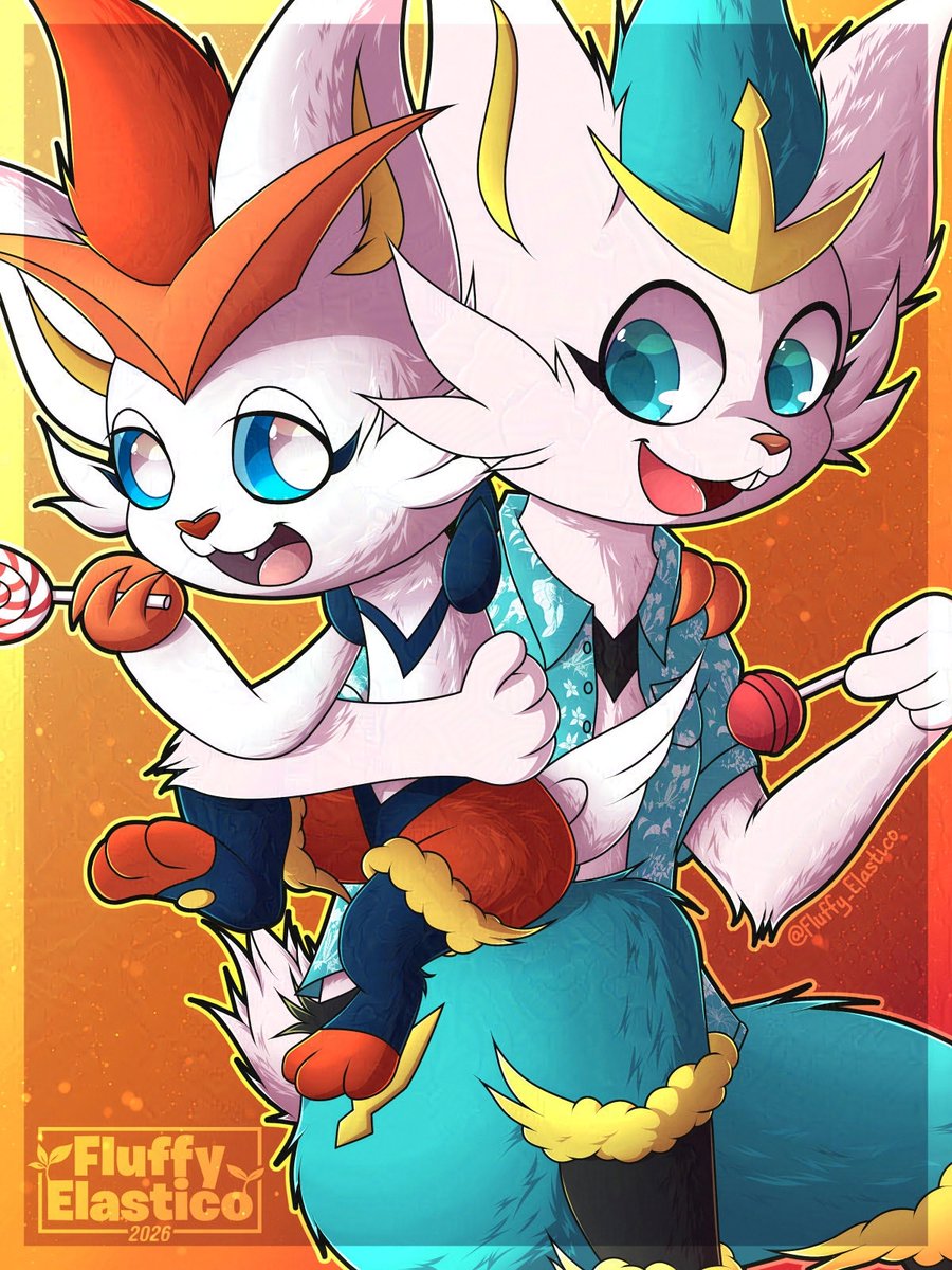fluffy_elastico's tweet photo. 🤍💙It's really nice to hang out with a fellow Cinderace and enjoy some sweets!~🧡🤍

CM for @ZeroTo_INFINITE 

#Pokemon #Cinderace #Victini #CinderaceArt #PokemonArt #FurryArt https://t.co/aAuXKsyHQR