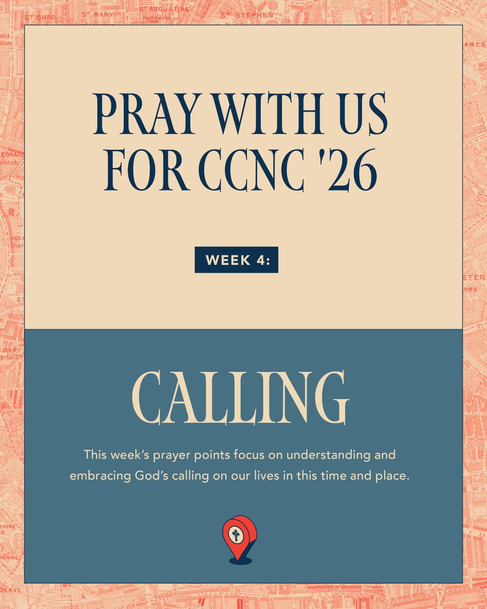 ColsonCenter's tweet photo. Week 4: Calling.
Join us in prayer as we seek to faithfully live out God’s calling in this time and place. https://t.co/k1AFdPdYiS