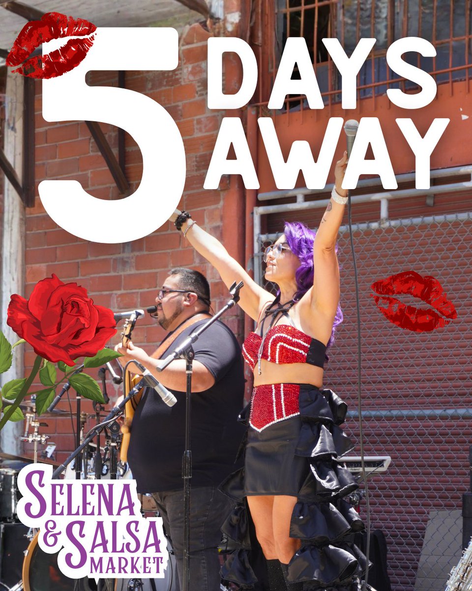 Downtown_EP's tweet photo. 💃 Selena &amp; Salsa is THIS SATURDAY! 🌹

Get ready for live music, spicy salsa tastings, 40+ local vendors, a Selena look-alike contest, kids activities, and more!

📍 Union Plaza
📅 Saturday, May 30
⏰ 10 AM - 2 PM
🎟️ FREE Admission

#DowntownElPaso #Market #Selena #Salsa #EPTX https://t.co/MvHKwkoHof