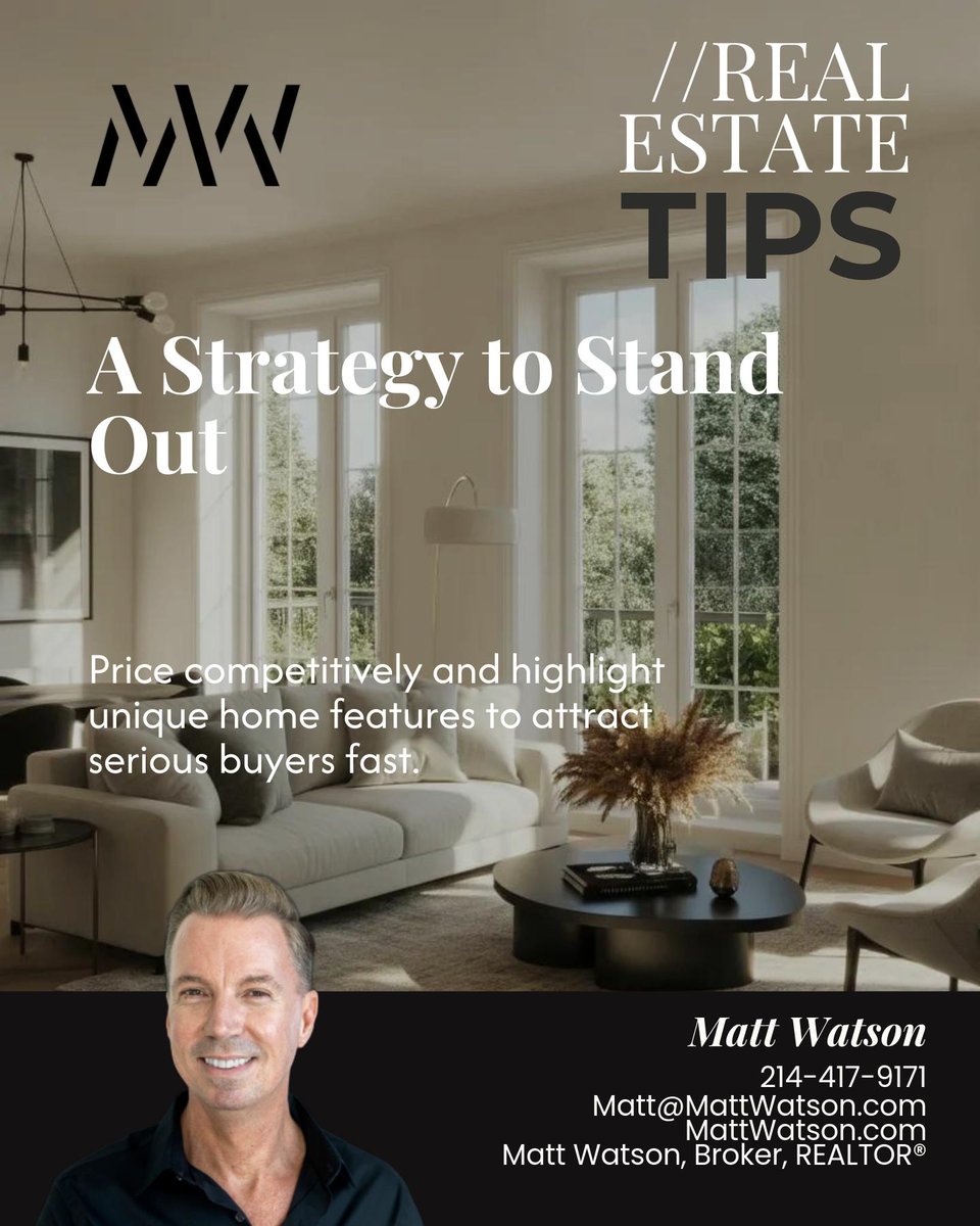 MattWatsonCom's tweet photo. Homes in Dallas are now taking longer to sell, making seller strategy more important than ever. How would you stand out if listing in today’s market? https://t.co/LCU14rrW7z