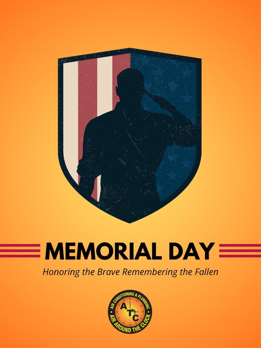 AirAroundClock's tweet photo. This Memorial Day, we pause to remember the courage, sacrifice, and lives given for our country 🇺🇸 We are forever grateful. 📞 1-888-FIX-MY-AC
#MemorialDay #HonorAndRemember #USA #AirAroundTheClock #SouthFloridaHomes #HVACService #FamilyOwned https://t.co/Dr5pxIwPnG