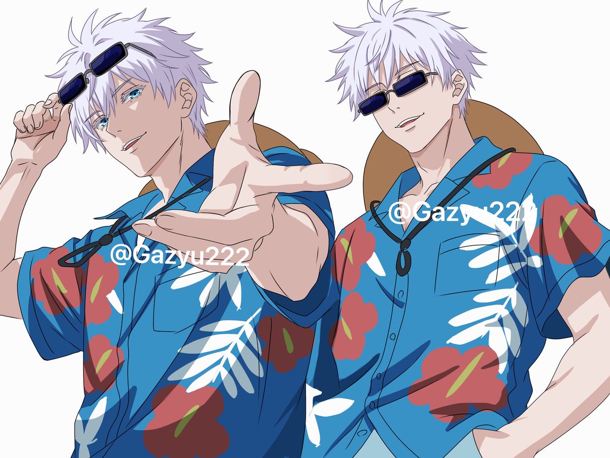 Gazyu222's tweet photo. 最近の五条のビジュがまた一段と大爆発してるので... https://t.co/Q6Te7JOliU