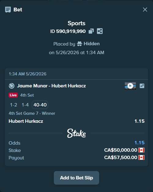Stake High Roller tweet media
