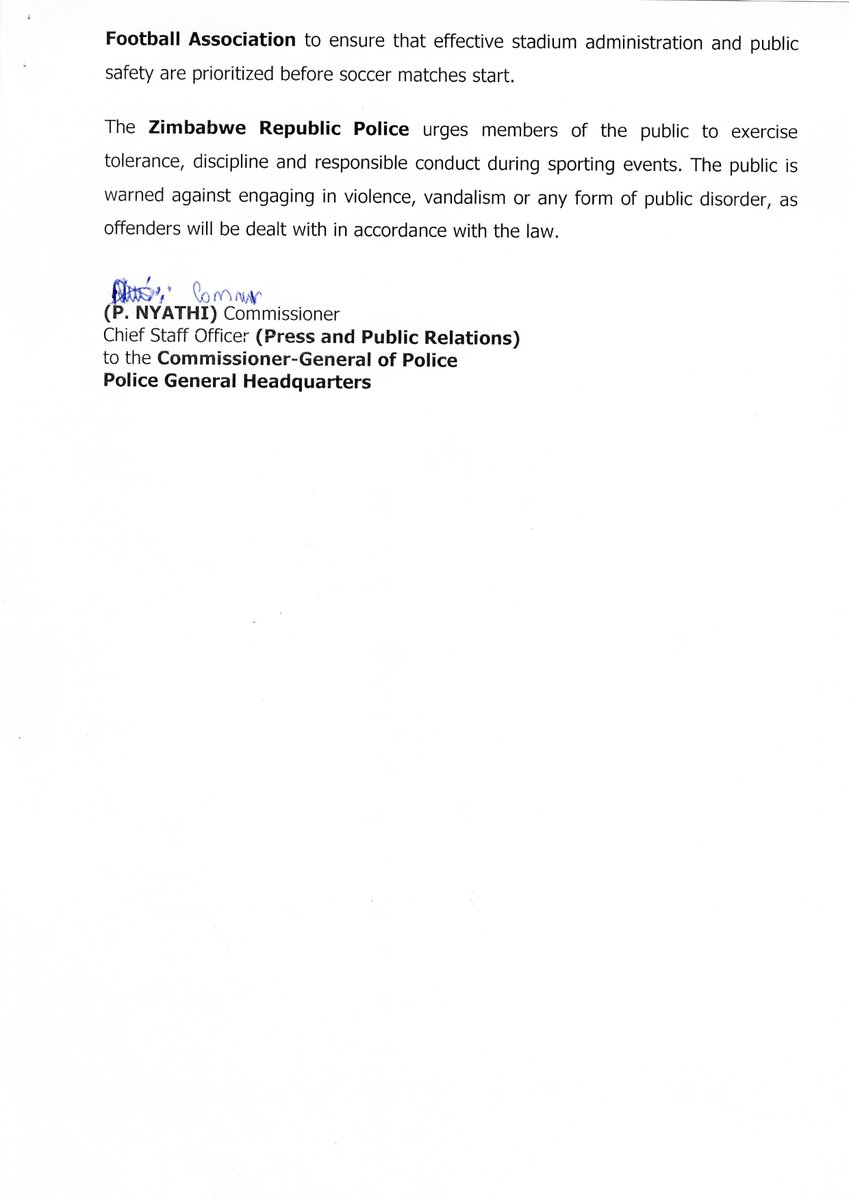 Zimbabwe Republic Police tweet media