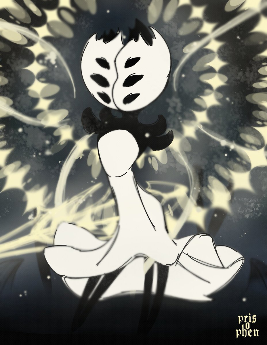 prisophen's tweet photo. first sinner - hollow knight #silksong https://t.co/M9DQXSEIq6