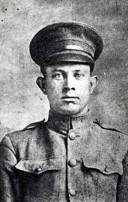 LiterateIndy's tweet photo. James Bethel Gresham of Evansville, Indiana.

The first American soldier to die in WWI.

#MemorialDay 
https://t.co/MMAddkivKP https://t.co/t6cz5AFdiK