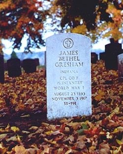 LiterateIndy's tweet photo. James Bethel Gresham of Evansville, Indiana.

The first American soldier to die in WWI.

#MemorialDay 
https://t.co/MMAddkivKP https://t.co/t6cz5AFdiK