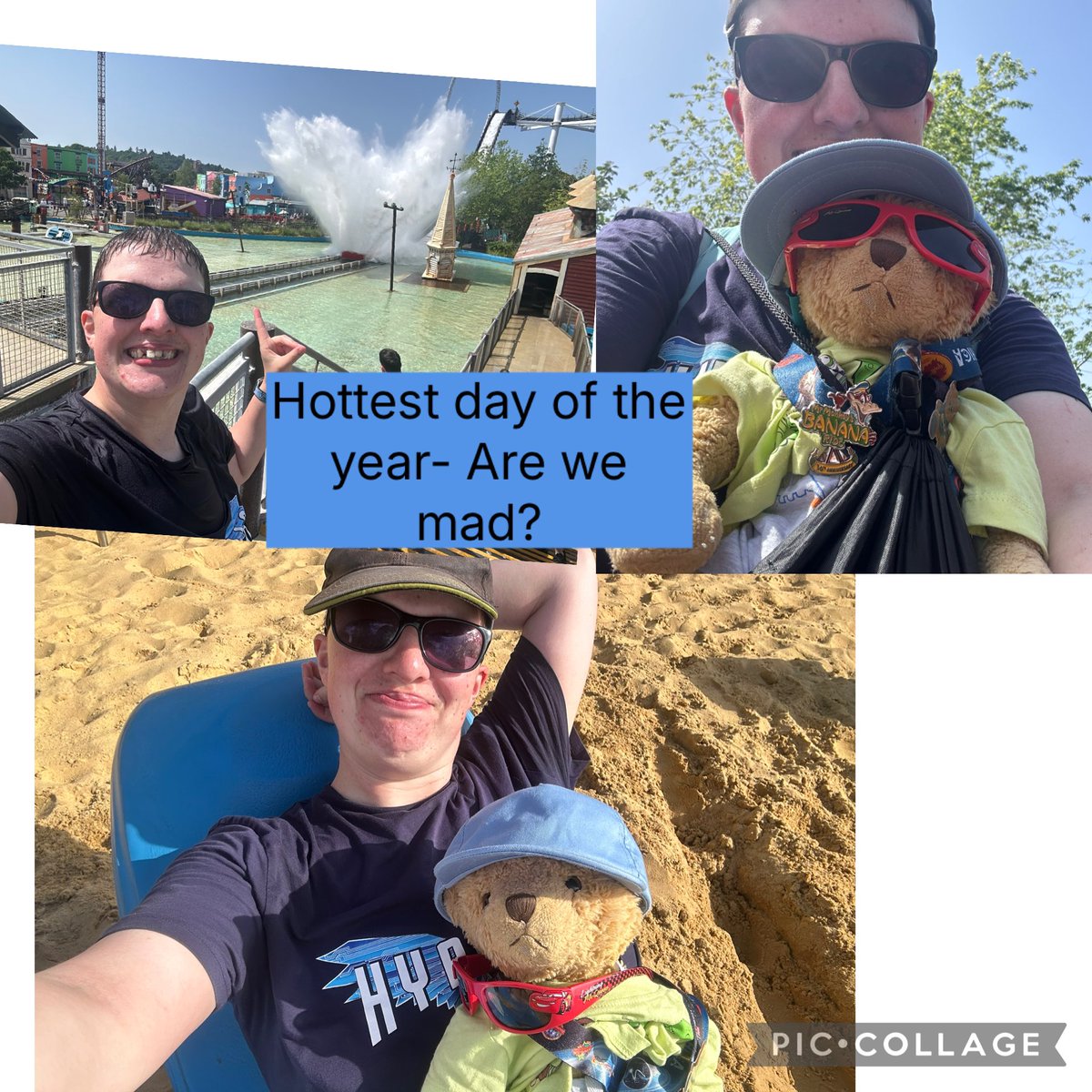 themeparkscream's tweet photo. Over the weekend me and mini thrillseeker went to @THORPEPARK on the hottest day of the year! Are we mad? Check out latest vlog https://t.co/D1qcejcJTg https://t.co/2L8atVUF6J