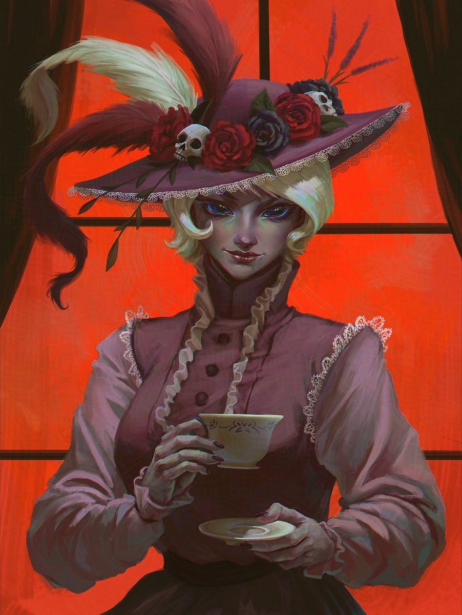 L1s3lott's tweet photo. Rosie art repost 
#HazbinHotel https://t.co/JrdpdogMuN