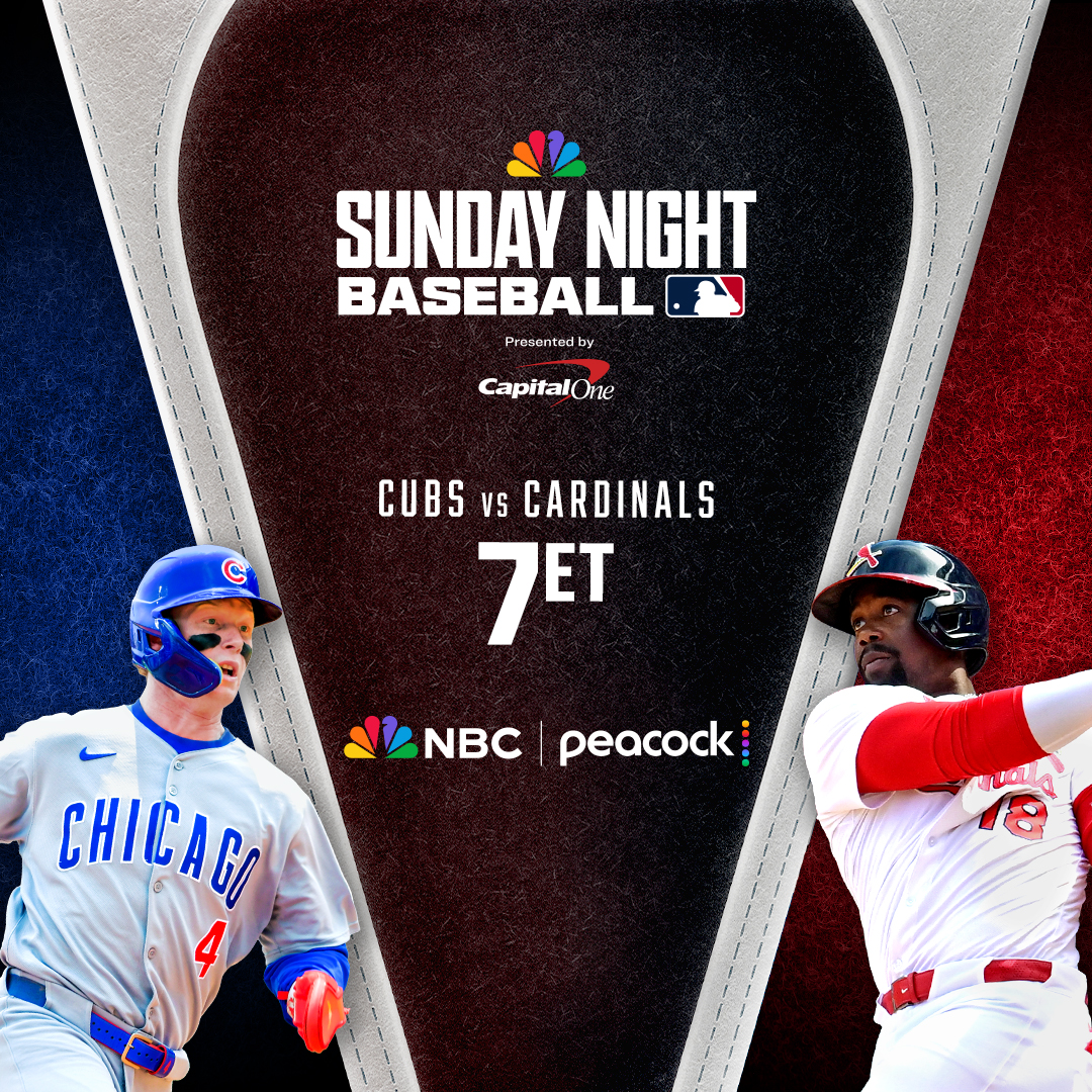 US99Chicago's tweet photo. Baseball is back on NBC. To celebrate, we're giving you the chance to win $500 to get your game on! The biggest stars, the biggest teams, the biggest stage, all season long. Watch Sunday Night Baseball only on NBC 5 Chicago and streaming on Peacock. https://t.co/WOjDv8F31r https://t.co/DAWMkWczsC