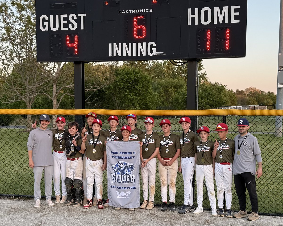 mcgeez's tweet photo. @TopTierNorth @TopTierBaseball 13U Navy also took a Vernon Hills title https://t.co/oInDhzJpCb