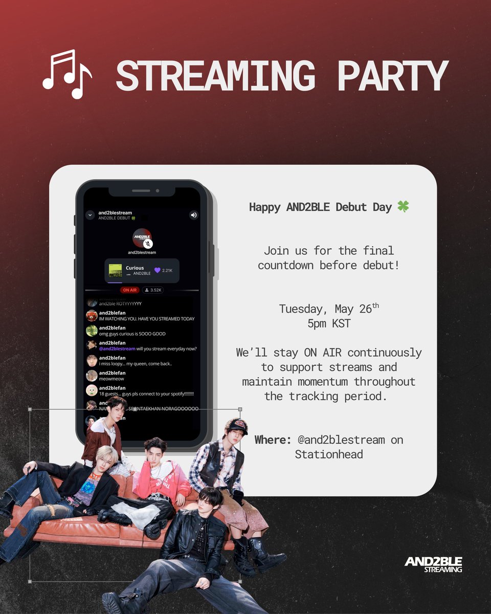AND2BLE STREAMING TEAM tweet media