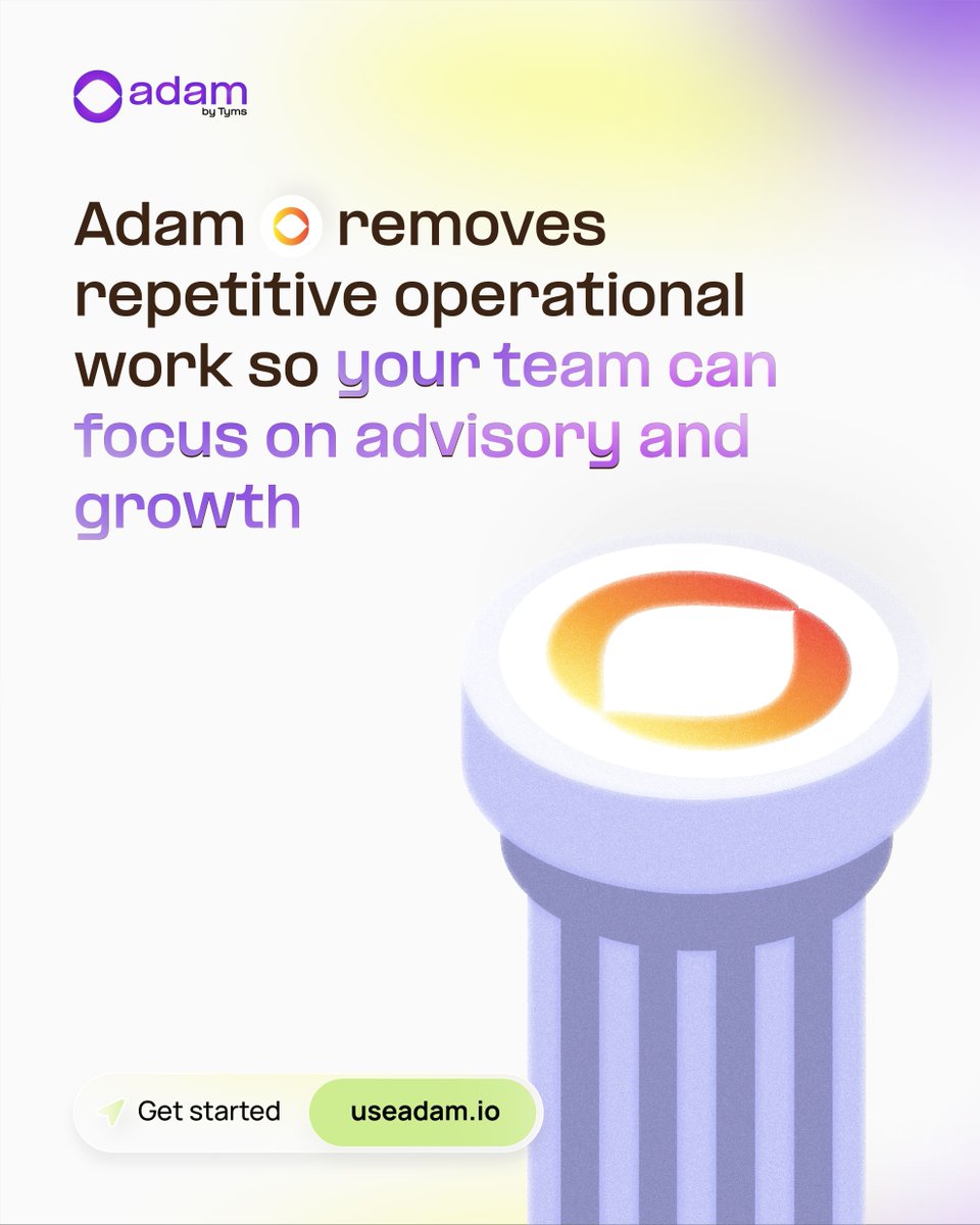 useadam_io's tweet photo. Adam reduces workload, it categorizes your transactions, generates summaries, and maintains audit logs automatically so that your CPA firm can focus less on repetitive work and more on delivering accurate, high-value client service. https://t.co/C9n3TyiW0B