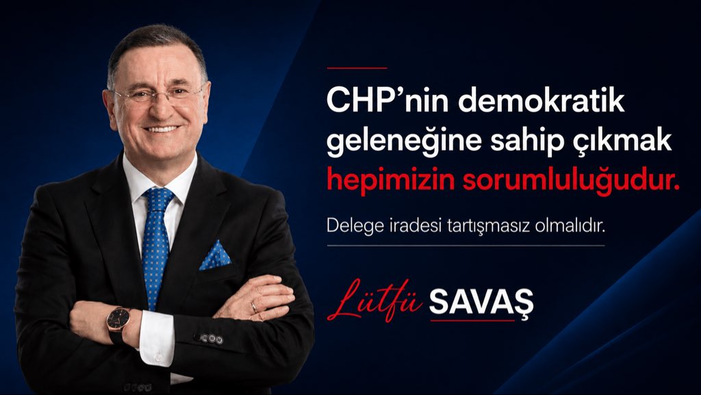 DocDrLutfuSavas's tweet photo. CHP’nin tarihine, hukukuna ve demokratik geleneğine sahip çıkmak hepimizin sorumluluğudur.

Benim hassasiyetim başından beri aynıydı: Partimizin üzerinde hiçbir şaibe kalmasın, delege iradesi tartışmasız olsun. https://t.co/NBULHfsDsb
