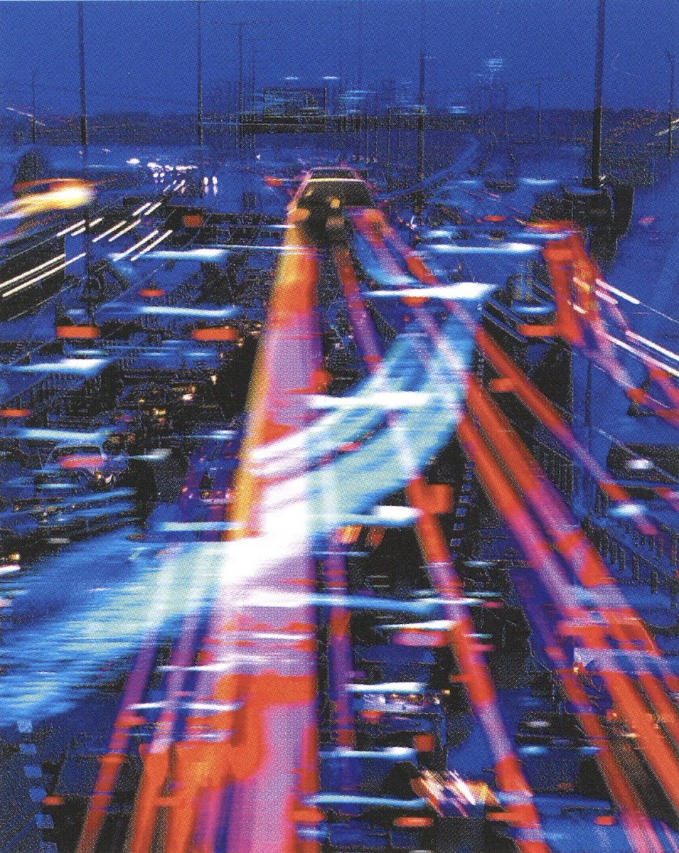 EvanCollins90's tweet photo. @horridhandle @hecku_back I don't think we have a perfect category for it but I would say there's elements of grunge graphic design but more digital, less analog - I see a lot of chopped-up, warped, overlaid urban/transport imagery in stock images from the time - these are from DigitalVision Fusion (1999) https://t.co/ozTG8qAkzt