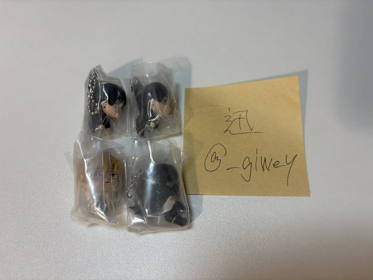 _glwey's tweet photo. 【交換】チェンソーマン つまんでつなげてマスコット

譲))アキ⛓️🦀  デンジ🦀  ボム🦀

求))マキマ ビーム チェンソーマン 暴力の魔人 各1

検索からでもお気軽にお声かけください https://t.co/sYsNPnHyFu