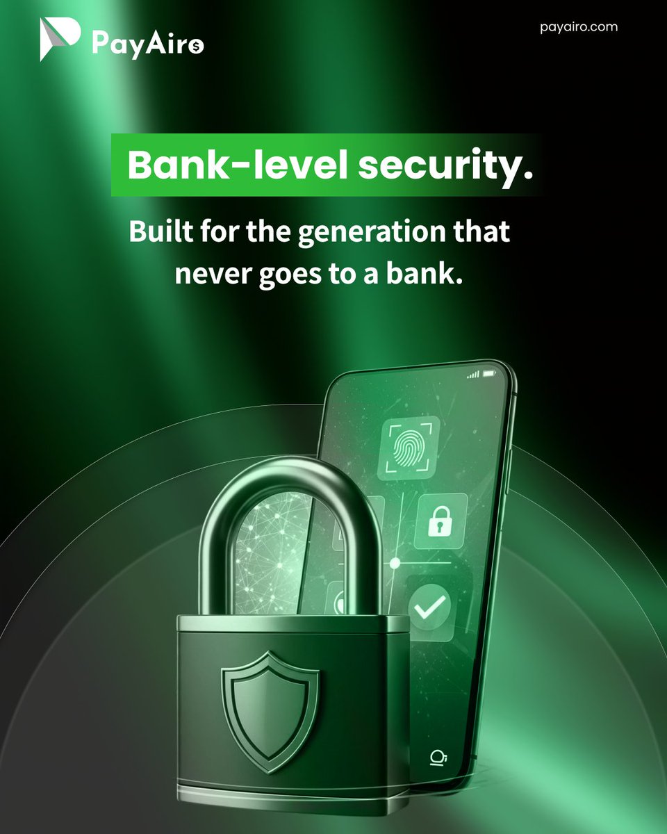 PayAiro's tweet photo. Your trust is not something PayAiro takes lightly. 

Every transaction is protected by AES-256 encryption, the same standard used by the world's largest financial institutions. PayAiro is fully US licensed, compliant with federal financial regulations, and built with multi-layer authentication to keep your account yours alone. 

Safety is not a feature here. It is the foundation.