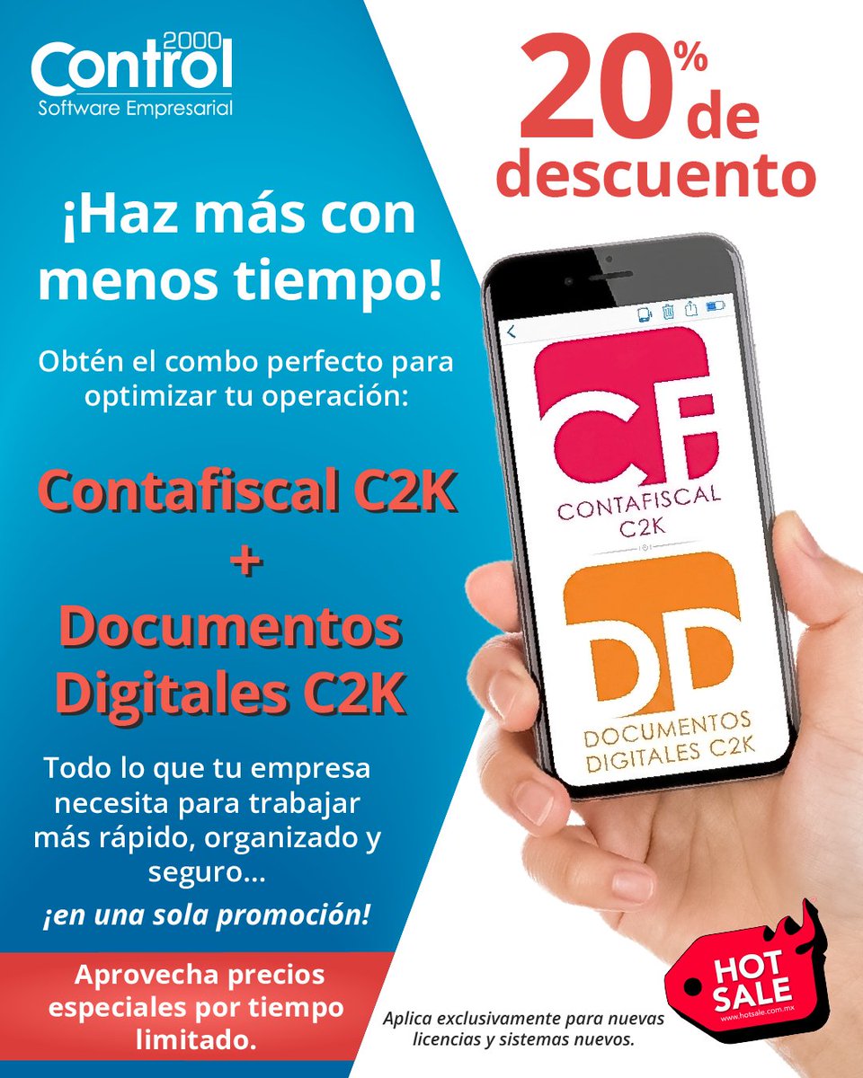 Control2000's tweet photo. 💬 Pide información y conoce la promoción.
🔥 Promoción por tiempo limitado.
Aplica exclusivamente para nuevas adquisiciones. 😊

#Control2000 #fyp #HotSale2026 https://t.co/G6SXtxwHth