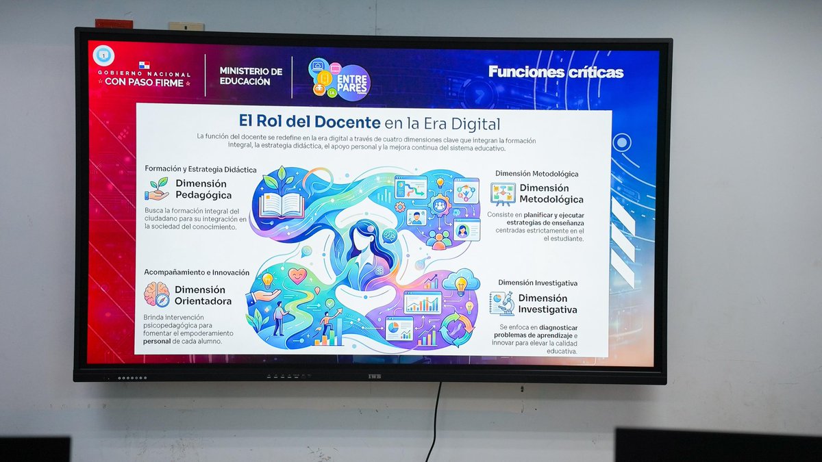 MeducaPma's tweet photo. Inicia #EntrePares con 1,500 docentes en 61 sedes a nivel nacional, formándose en herramientas de Inteligencia Artificial para fortalecer sus competencias digitales y transformar la enseñanza en el aula.
#SomosMeduca
#ConPasoFirme https://t.co/Y8dL98jqwW