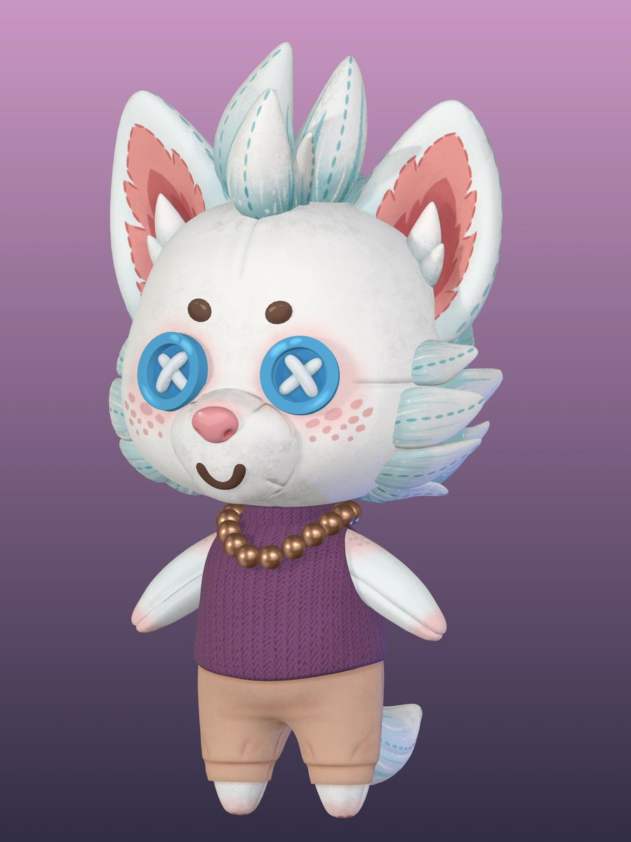 Cony23Art's tweet photo. It’s finally complete! 😻 More shots of the plushie made for @PawligonVR 🤍 Bowie is an amazing person and helped me when I started doing my Vtuber model, please check them out! 😻

This is a very belated birthday gift 🎁  and I’m super proud of it 🤩 https://t.co/jbX1Av760E