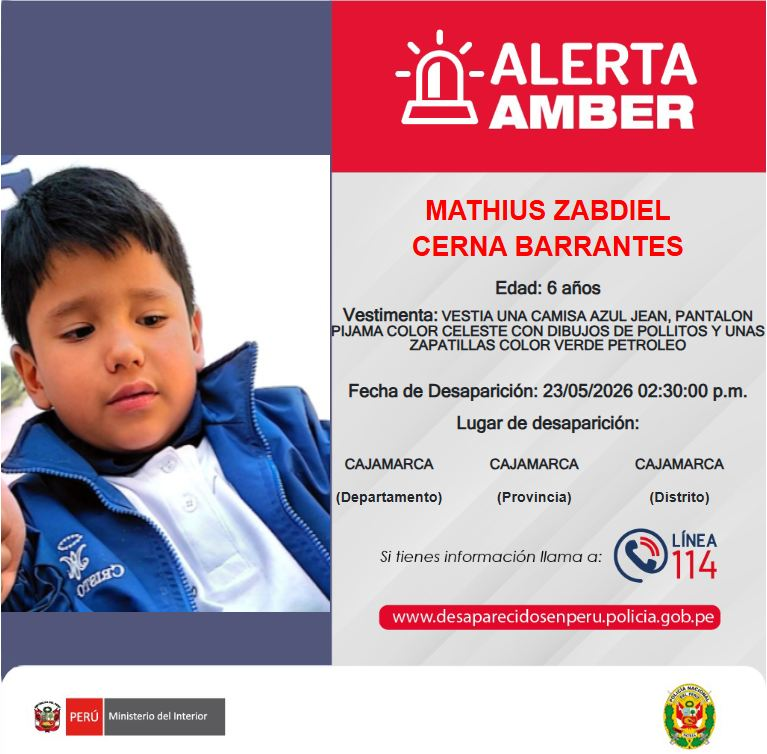 Alerta Amber PNP tweet media