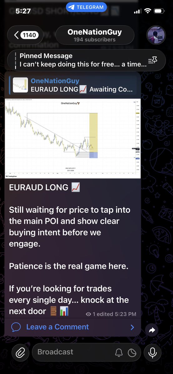 OneNationGuy's tweet photo. Higher timeframe trading taught me that patience is not weakness… it’s precision.
📊🧘♂️
#OneNationGuy
#OneNationDiary https://t.co/sxpjlgYzPY