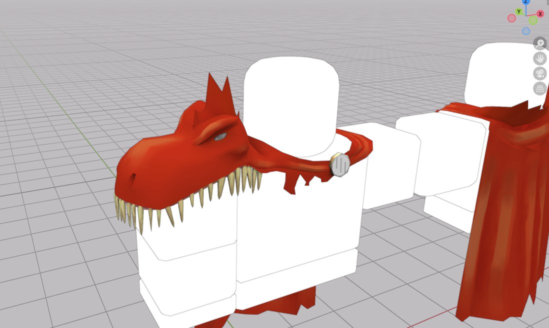 jeremiaholose's tweet photo. dinosaurus viltrumite cape ugc thing #Robloxdev #Robloxdevs #Invincible 
ugc link- https://t.co/Mp0XQd1etS https://t.co/KMbGZepghd