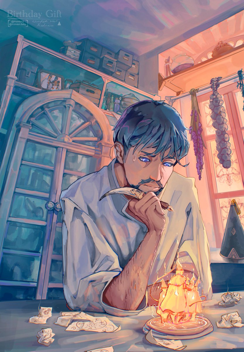 imsodon2's tweet photo. A birthday gift for his wet rat boyfriend 
#Δ帽子 #mywitchhatatelierart #witchhatatelier https://t.co/VckFBVimA6