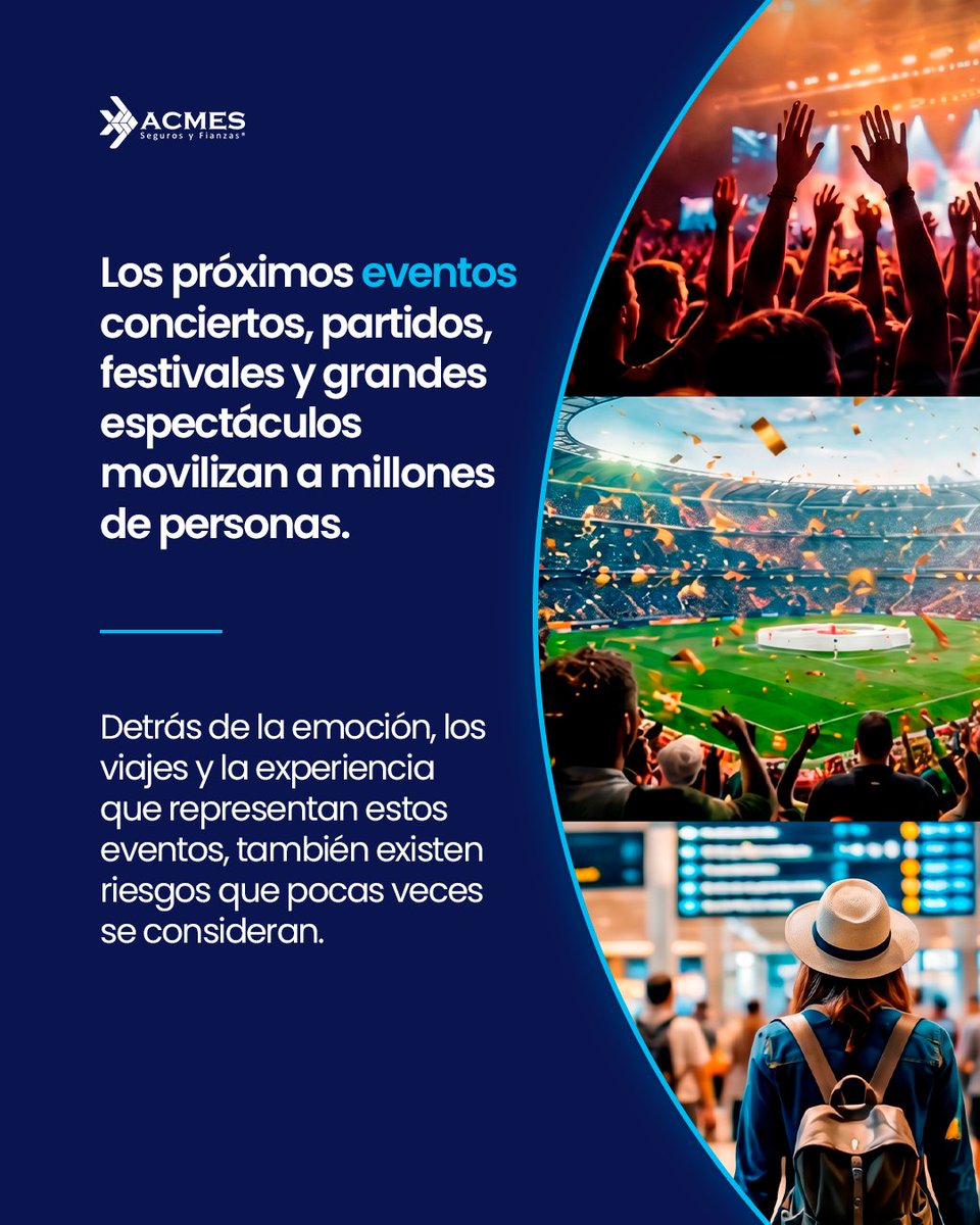 AcmesMexico's tweet photo. Viajes, conciertos y partidos pueden atraer sorpresas que nadie planea. 👇
#viajes #mundial #seguros #CDMX #NoticiasMéxico https://t.co/sMn7bUoMIT