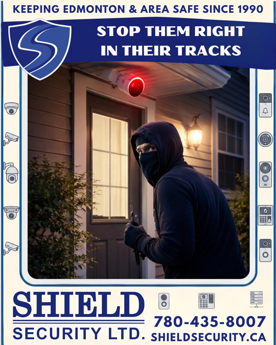 shield4security's tweet photo. 🛡️#ShieldSecurity🍁 (est. 1990) The Top Choice Winner 10 years running for Security in #YEG &amp; Area

Since 1990, we pride ourselves in providing Excellence in Home (and more) Protection
📱(780) 435-8007
🌐https://t.co/C3lQx6M6LD

#HomeSecurity#SecurityCamera#SecuritySystem https://t.co/EJJG9ZoMsD