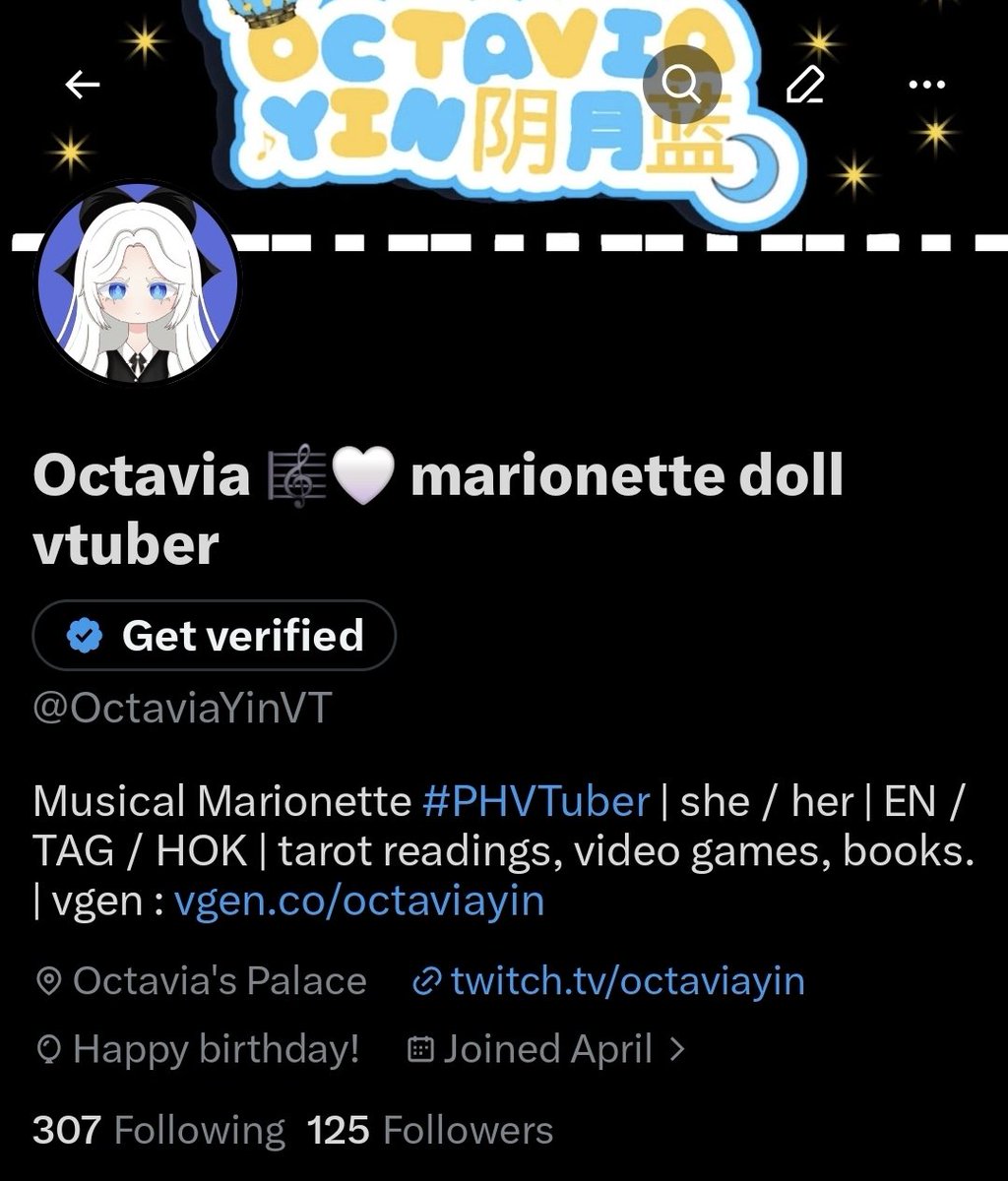 Octavia 🎼🤍 marionette doll vtuber tweet media