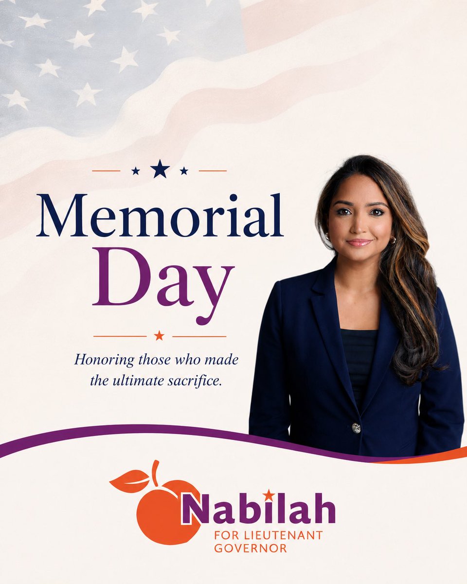 Nabilah_Parkes's tweet photo. Today, we honor the brave men and women who made the ultimate sacrifice for our country.

Their courage and selflessness secured the freedoms we enjoy every day. May we honor their memory not only with gratitude, but with a commitment to seek peace and recognize the heavy cost that war carries.