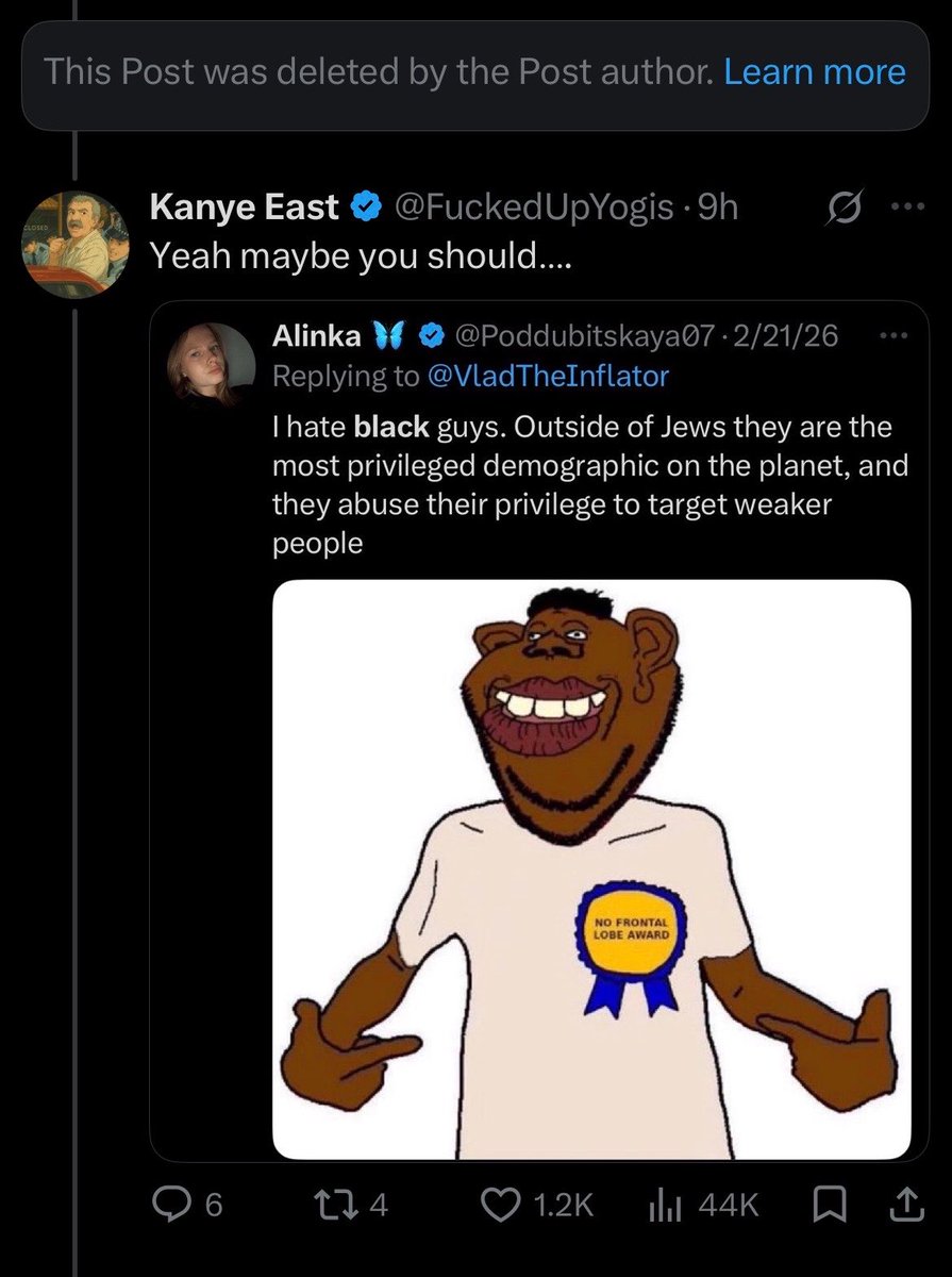 Kanye East tweet media