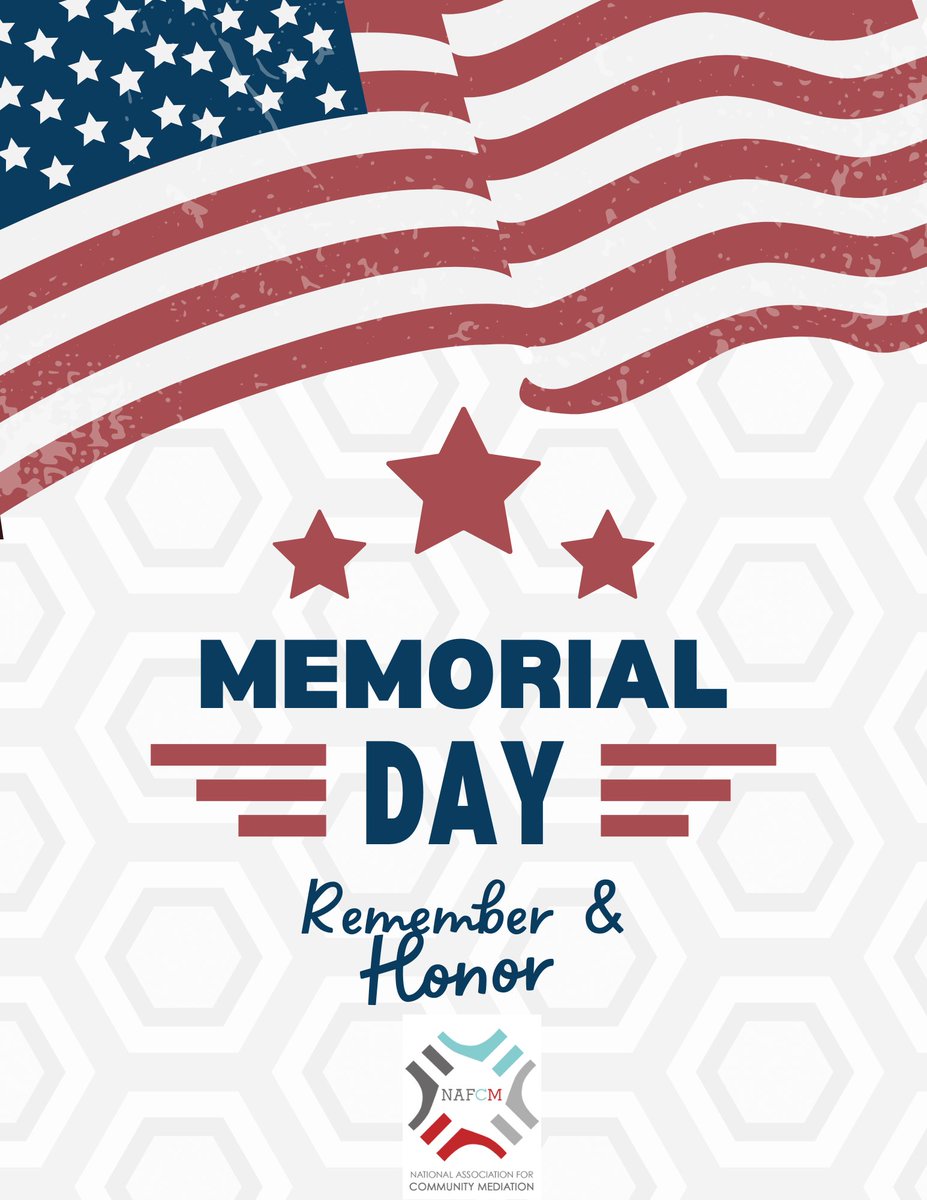 NAFCM's tweet photo. Remembering our heroes today and always. Happy Memorial Day from NAFCM! https://t.co/4HtwoYDCc4