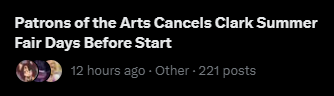 tineninVT's tweet photo. GUYS ITS A PRANK DAW ITUTULOY NA NILA??

AND THEY FUCKING ANNOUNCED IT NG 12AM ULI???? POTANGINA NA LAAAANG AND I DONT EVEN HAVE A TABLE NG CLARK I JUST FEEL BAD FOR ALL THE PARTICIPATING ARTISTS??? https://t.co/agrcHUqMwv