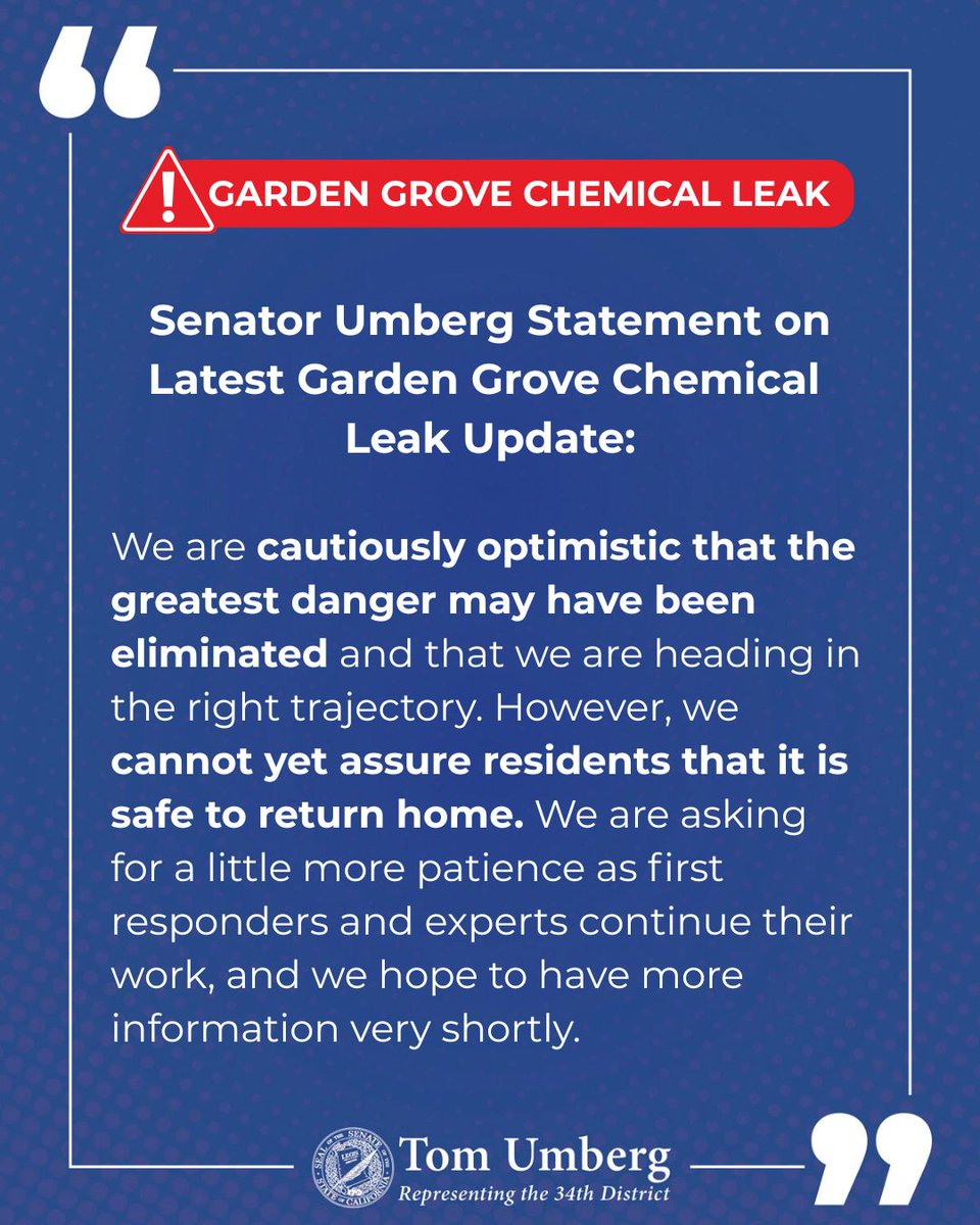 Senator Tom Umberg tweet media