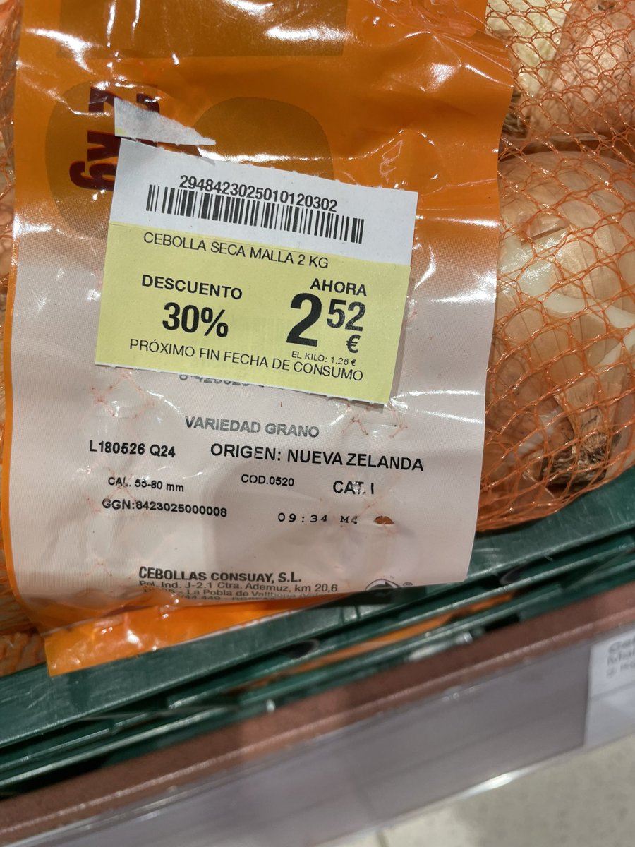 pepitobd's tweet photo. @Consum A 25 de mayo todo sigue igual y en el campo están pagando las cebollas a 0’10€kg en Valencia, por cierto desde hace más de un mes ya hay cebolla española https://t.co/hwyOqGZZnD