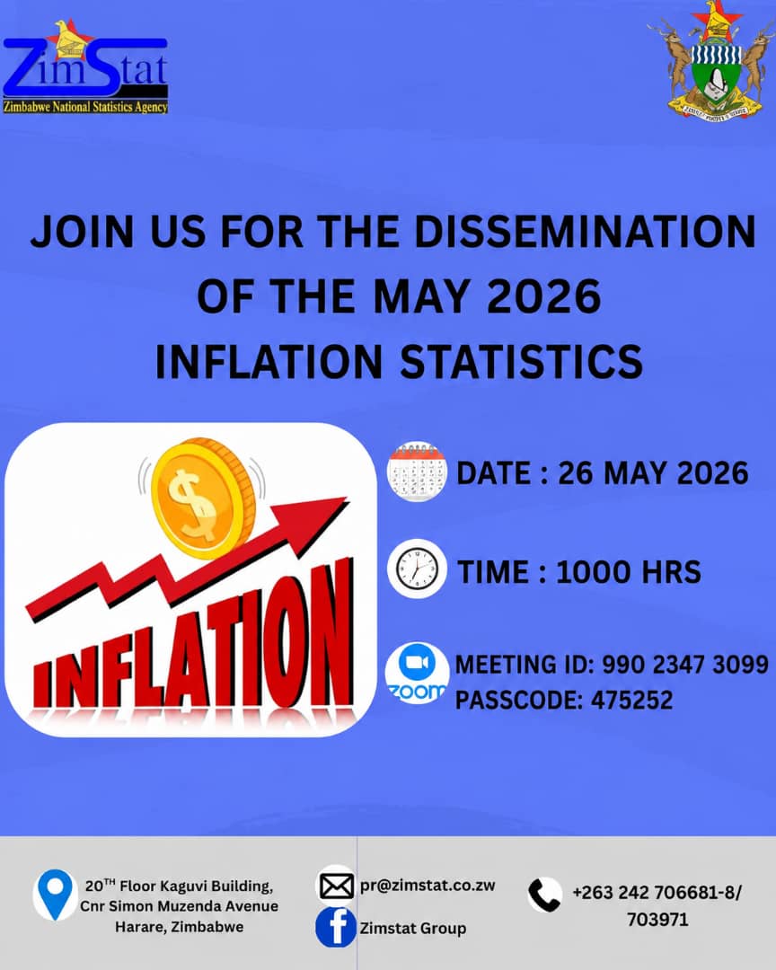 Zimbabwe National Statistics Agency - ZIMSTAT tweet media