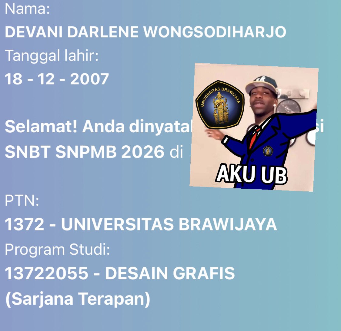 fanini 💙 desgraf ub! tweet media