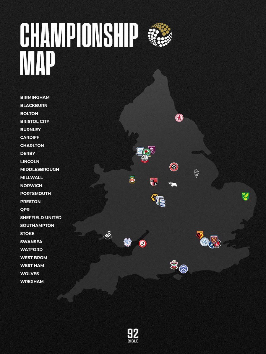 TheRedUK's tweet photo. No away game for Middlesbrough within two hours travel time next season.

But yet again, the fans will follow in their numbers loud and proud.

A true credit to the club 👏

Via @The92Bible https://t.co/9c1Eb55ASO