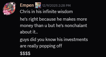 Chris tweet media
