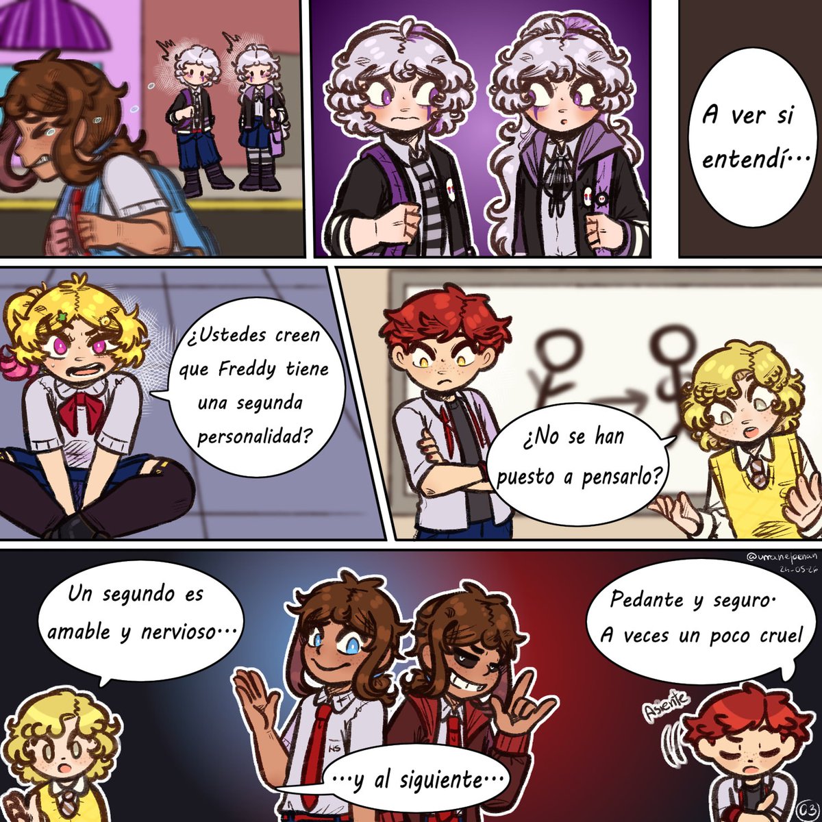 UrranejoEnan's tweet photo. Parte 2
Sí, dos Freddy 🧐
#FNAFHS #FNAFHSPTS https://t.co/Govxk5Jgih