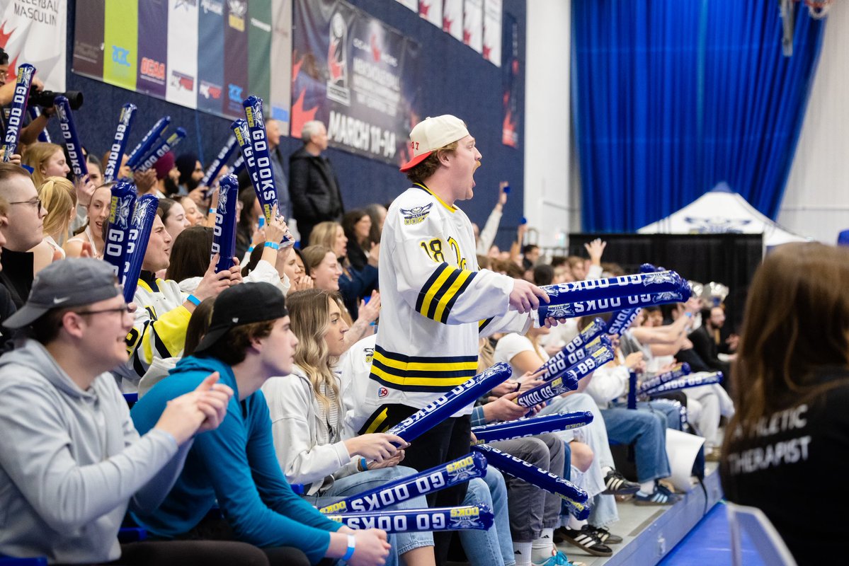 naitooks's tweet photo. From packed gyms to championship moments! 
The 2025-26 season gave us memories we won’t forget.

Thank you to all of our fans for supporting the Ooks all year long 💙💛 #ooksNAITion https://t.co/NbYbsqUxYt