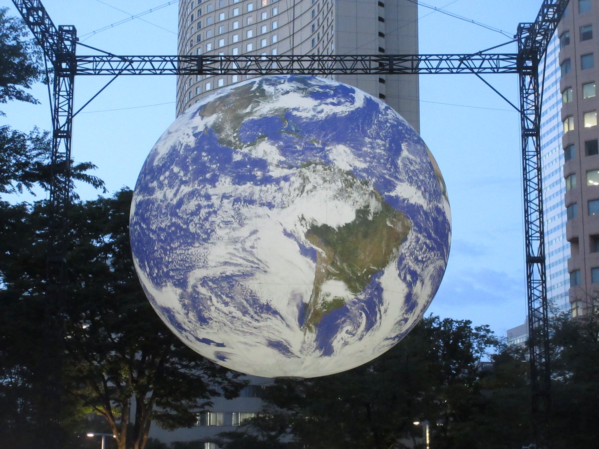TOKYO LIGHTS 新宿中央公園 GAIA 新宿で巨大地球儀が回転 米米CLUB