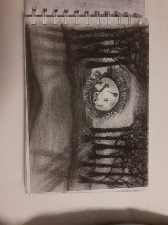 TenealleE's tweet photo. Art of the Day! "Child hood trauma". Buy at: https://t.co/svi7pzDGvX https://t.co/iQ48wHXZHc