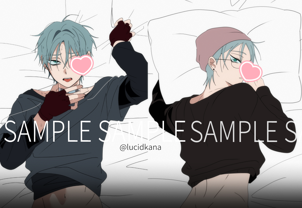 lucidkana's tweet photo. I'm still working on the sfw😏dakimakuras so wips!! the large canvas size makes it lag so I work on it bit by bit haha 😚I wanna get a couple of these at the next event for whoever might be interested! 🥹🥹 https://t.co/YHGZnljE2G