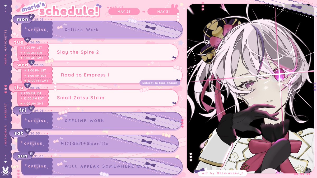 ♡MARIA♡ページ Maria Marionette ❤️‍🩹🐰 NIJISANJI EN (@MariaMari0nette) / Posts / X