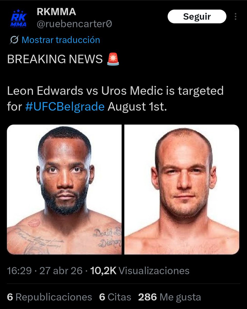 MMA Latinoamérica tweet media