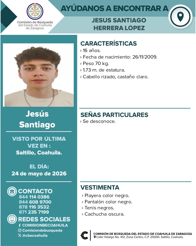 Comisión de Búsqueda del Estado de Coahuila tweet media