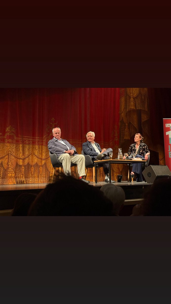 IancuMichael's tweet photo. Rencontre de clôture de la 41e Comédie du Livre 2026: dialogue entre l’Israélien Elie Barnavi et le Palestinien Elias Sanbar, hier soir à l’Opéra-Comédie de Montpellier.
 
@MDelafosse 
@zanchiello 
@montpellier_ 
@maimonide_i 
@FadatCecile 

#montpellier https://t.co/wdjoozuhNx